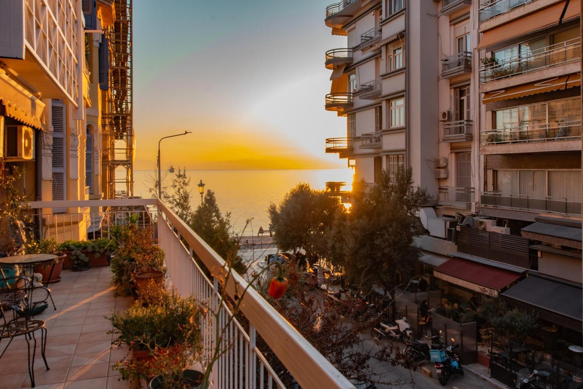 Ferienwohnung Houseloft Koromila Sea View Thessaloniki Exterior foto